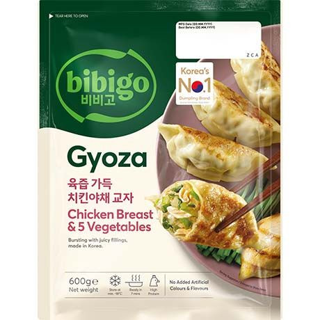 113069 Dumpling Gyoza Kip & Groente zak 600gr