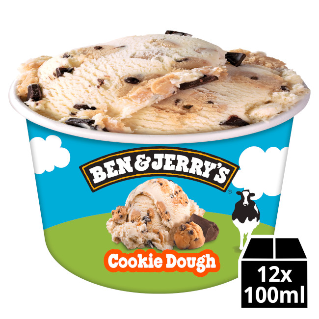 192546 Ben & Jerry's Cookie Dough - 3,10 doos 12x100ml