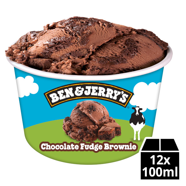 192547 Ben & Jerry's Chocolate Fudge Brownie - 3,10 doos 12x100ml