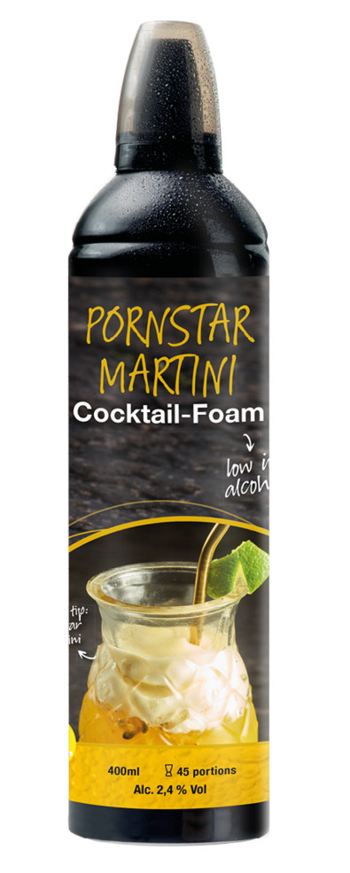 339151 Cocktail Foam Pornstar Martini bus 400ml