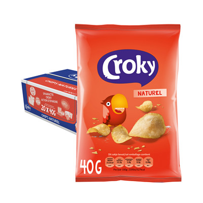 471060 Chips Naturel doos 20x40gr