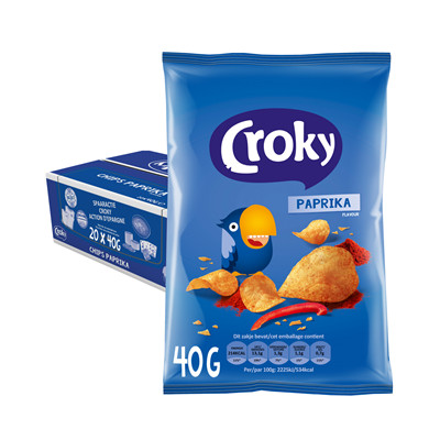 471061 Chips Paprika doos 20x40gr