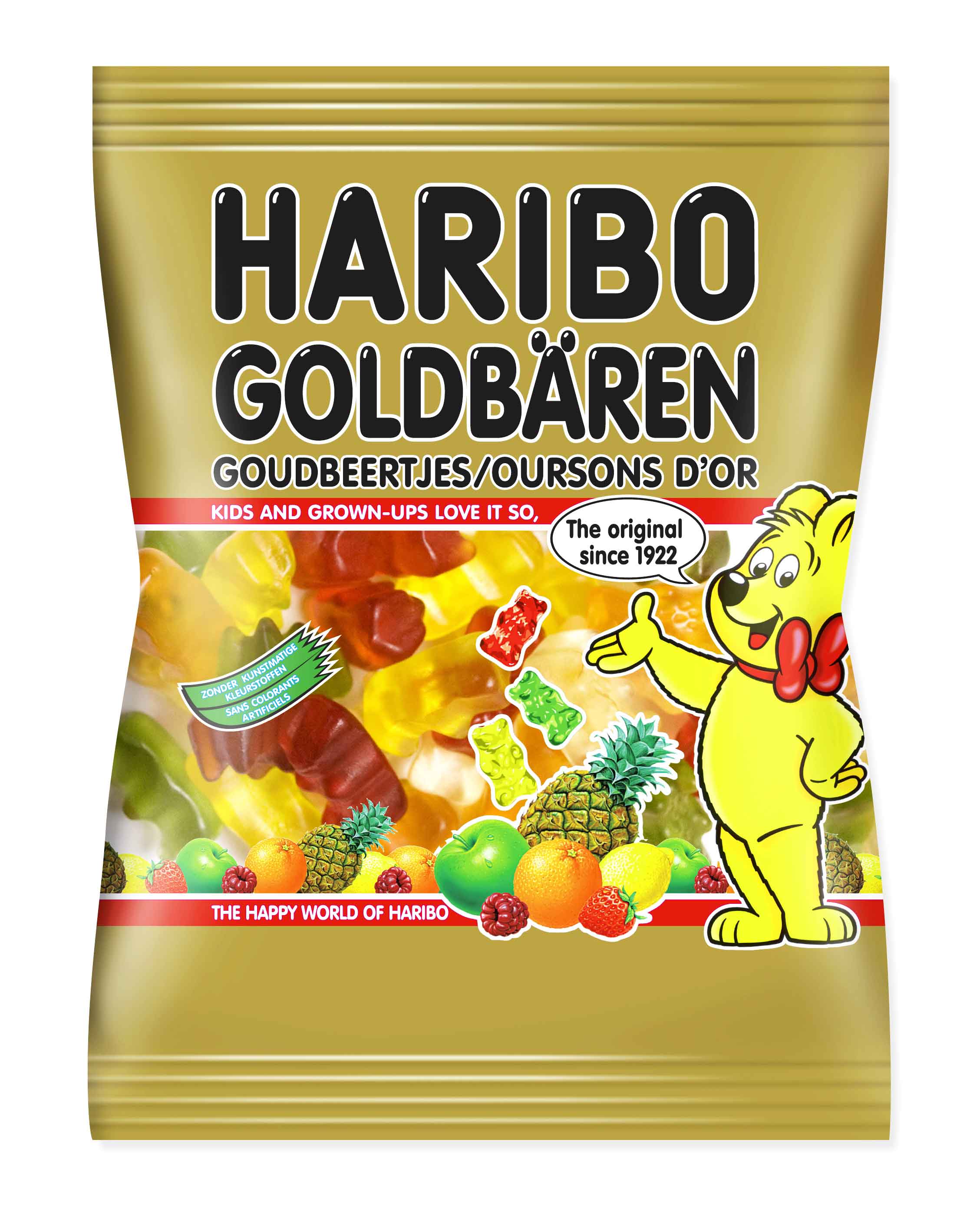 501331 Goudbeertjes Zakjes doos 28x75gr