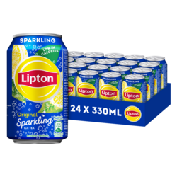 655092 Lipton Ice Tea Sparkling Blik tray 24x33cl